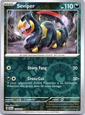 Seviper Paldea Evolved 137/193 Uncommon Pokemon Reverse Holo NM Pokemon Card
