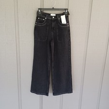 Ba&sh Noel Jeans Size 4 Women Boho Wide Leg H...