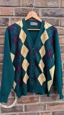 Vintage Turner Rutherford 100% Lambswool Cardigan