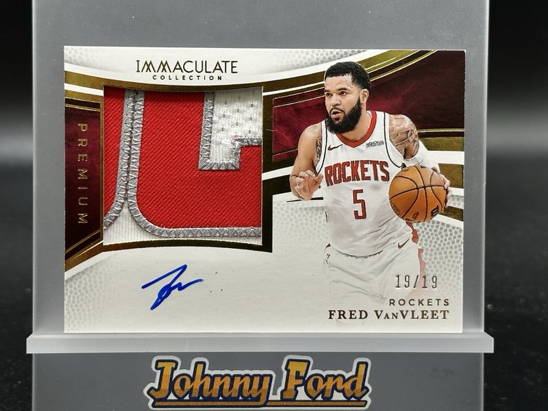 Fred VanVleet 2024-25 Panini Immaculate Premium Game Used Patch Auto #19/19