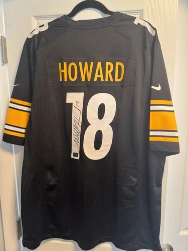 Pittsburgh Steelers Howard Autographed NFL Football Jersey PROVA Group Original
