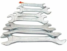 Wrench Double Open End Jaw Spanner Chrome Plated 8 Unit Fits For BSA Triumph