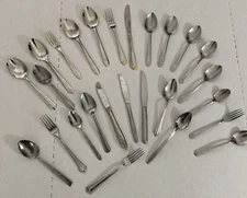 Flatware Stainless Assorted Lot Of Mix Matched Pieces