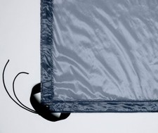 CANVAS GRIP 12' X 20' 15 Grey Grid Cloth - Overhead