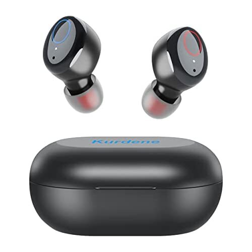 Bluetooth Wireless Earbuds,Kurdene S8 Deep Bass Sound 38H Playtime IPX8 Waterpro