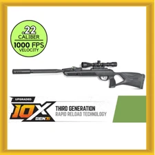 Gamo Swarm Fusion 10X ‘GEN3i’ .22 Caliber 1000 FPS 10-Shot Air Rifle with Scope
