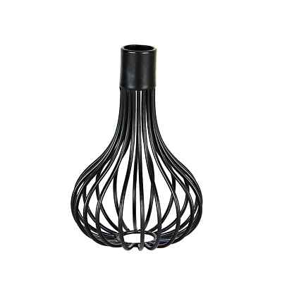 New Elements Jaula Kerzenständer matt schwarz Oberfläche modern Wohndeko M-22