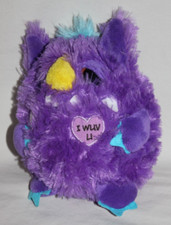 Luv Munkins by Aurora purple plush monster stuffed animal I wuv you heart love
