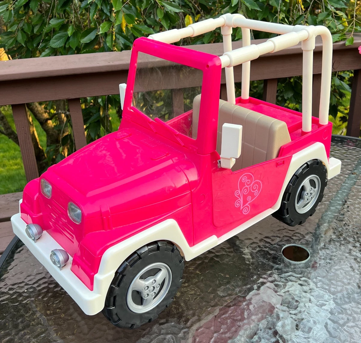 Doll jeep on sale