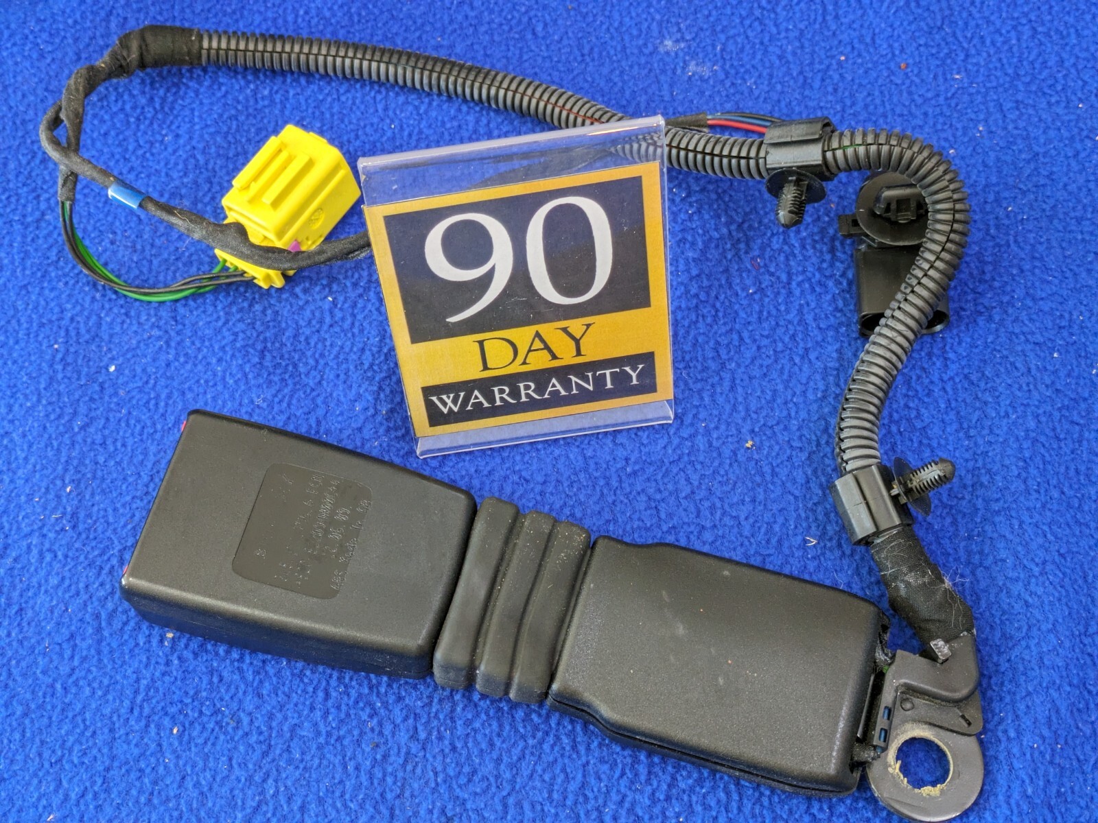 black BENTLEY CONTINENTAL FRONT RIGHT SEAT BELT SEATBELT BUCKLE OEM 2006 - 2012