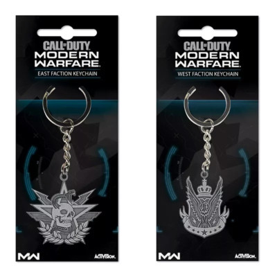 Call of Duty Modern Warfare - East/West Faction Keychain Schlüsselanhänger - NEU
