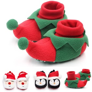 baby santa slippers