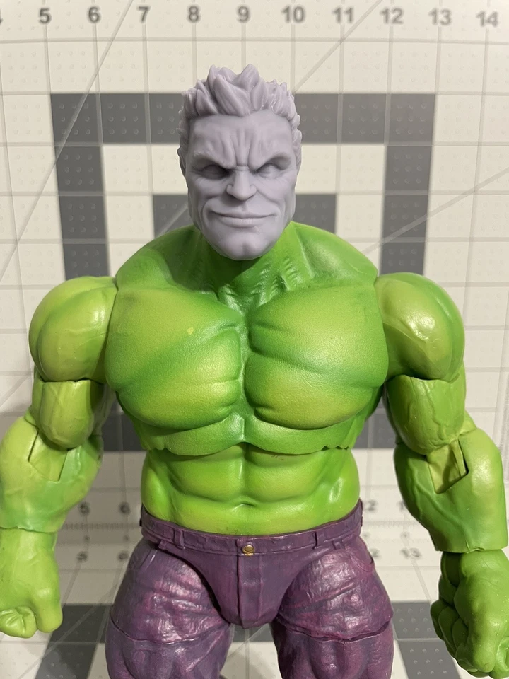 Impreso en 3D - 1/12 Spike Hair Smiling Hulk Headculpt MS Immortal Hulk Body Scale Foto 2 de 4
