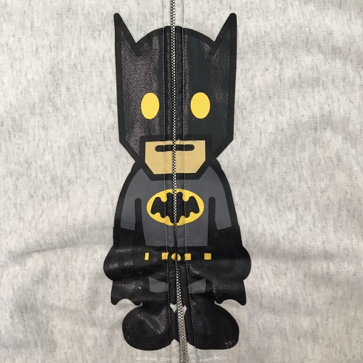 A Bathing Ape Bape x Batman Collaboration Hoodie Zip Size M Light