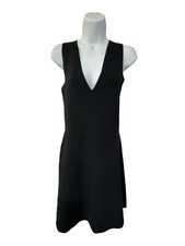 ANN TAYLOR V-Neck Sleeveless Little Black Raceback Night Dress, Small