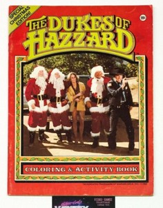 Details About 1980s Dukes Of Hazzard Coloring Amp Activity Book Rare Christmas Edition 1982