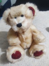 Dan Dee Collectors Choice Teddy Bear With Red Ears Feet In Perfect Condition