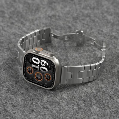 Satin Grand H Link Band for Apple Watch 11 10 9 8 7 6 SE 44/45/46