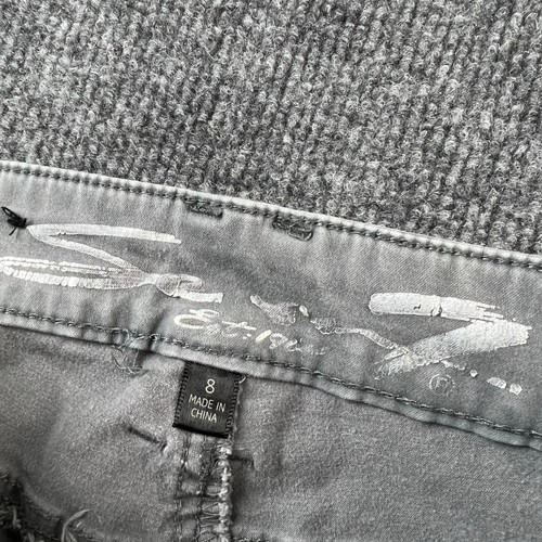 Seven7 Jeans donna 8 pantaloni denim elasticizzati grigi vita alta skinny casual - Foto 16 di 17