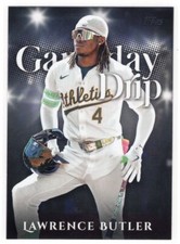 Lawrence Butler 2025 Topps Series 1 Celebrations Gameday Drip #GD-24  Athletics