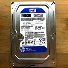 Western Digital 500GB Internal 7200 RPM 3.5 inch (WD5000AAKX-08U6AA0) Hard Drive