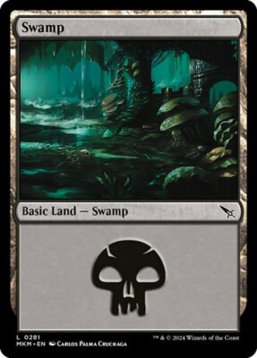 MTG Swamp (0281) - Foil NM-Mint Murders at Karlov Manor | eBay