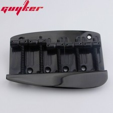 Black 5 String Hard Tail Fixed Bass Brass Bridge