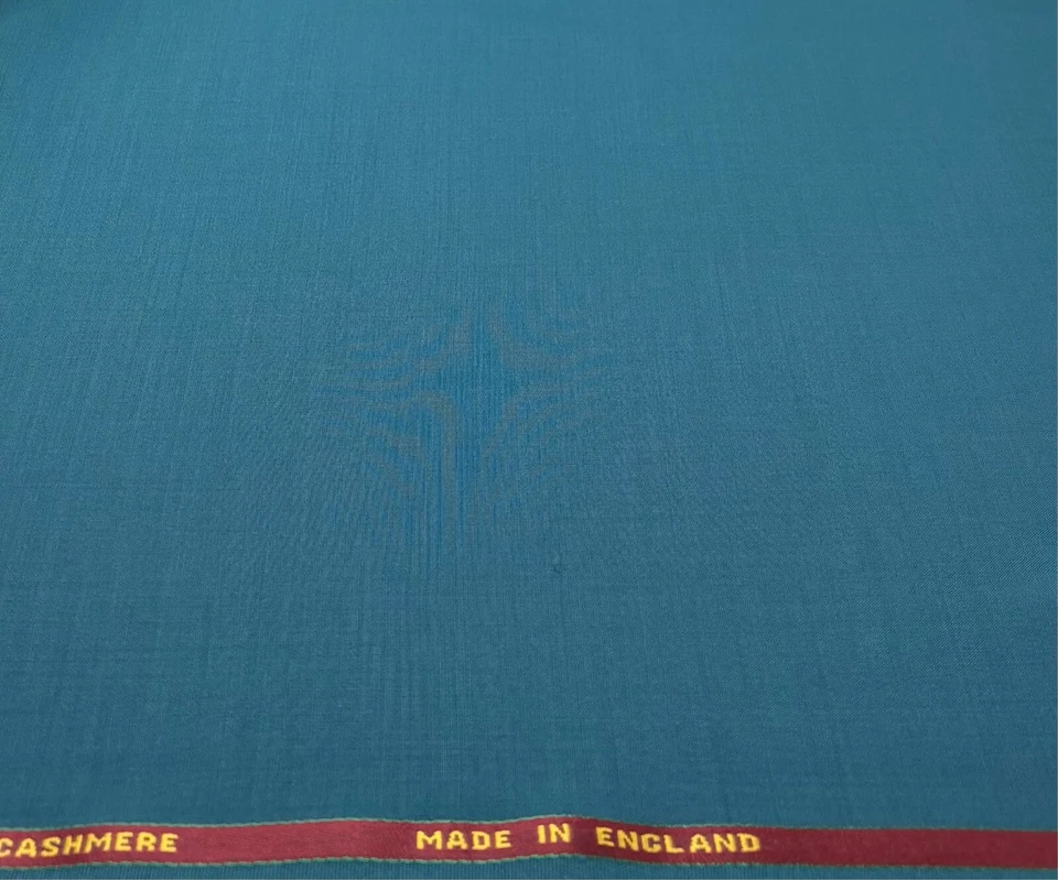 Teal Super 150s Wool & Cashmere Fabric Suiting Jackets Thobes , 3.50m x 1.50m - Image 2 of 4
