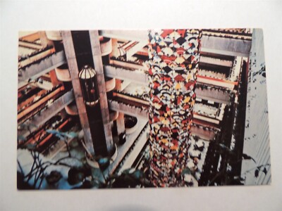 Hyatt Regency O'Hare Hotel Chicago Illinois vintage postcard Lobby Kite Mobile