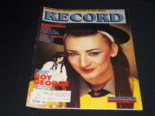 1983 NOVEMBER RECORD MAGAZINE - BOY GEORGE NICE MUSIC FRONT COVER - H 908