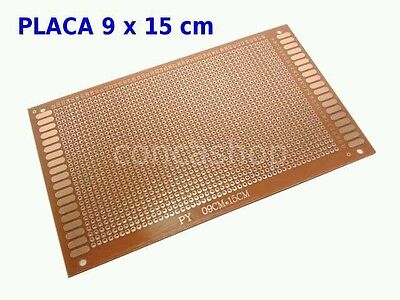PLACA DIY PCB PROTOTIPO EXPERIMENTAL 9 x 15 cm PROTOBOARD DESDE ESPAÑA PLACA DIY PCB PROTOTIPO EXPERIMENTAL 9 x 15 cm PROTOBOARD DESDE ESPAÑA