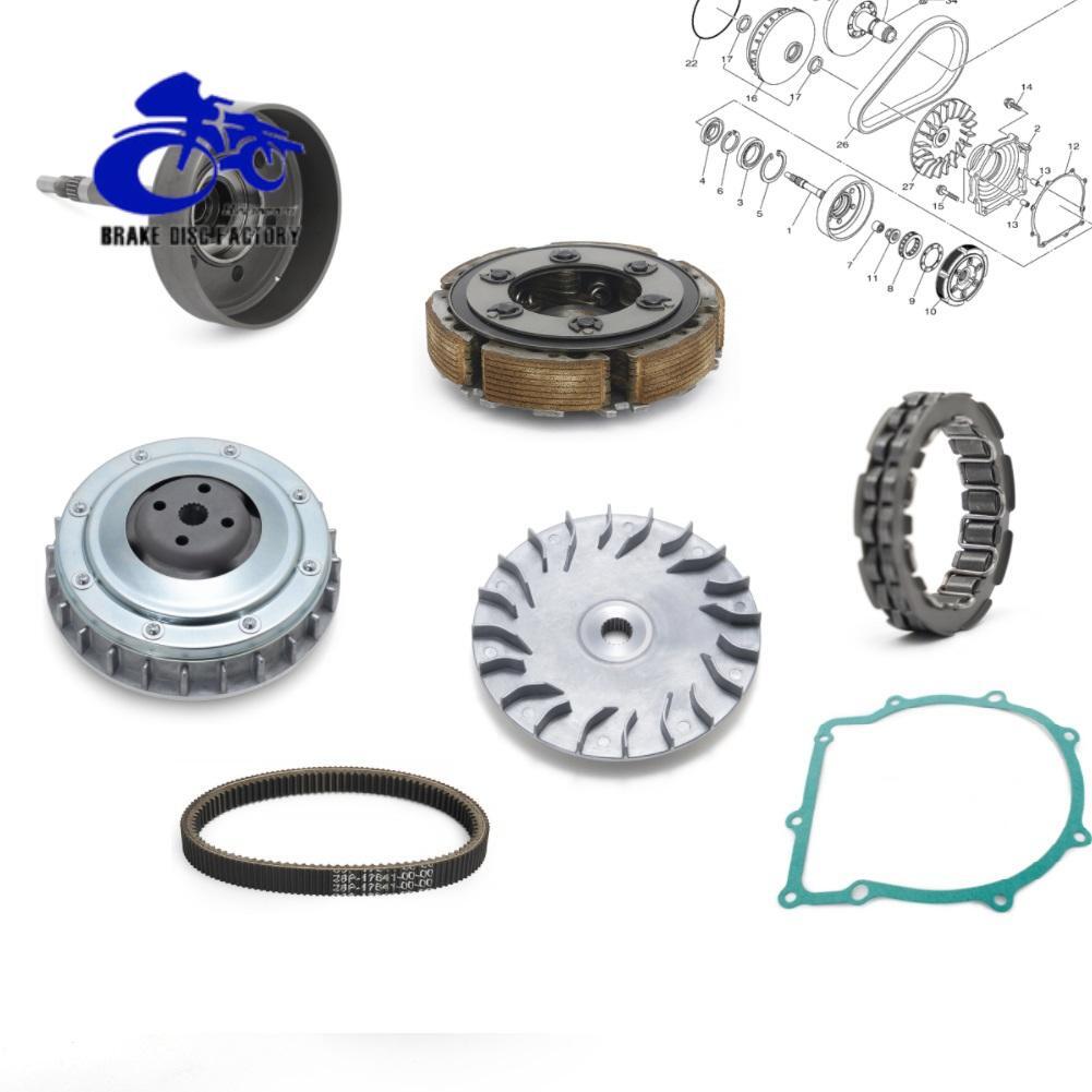 Clutch Carrier Housing Primary Sheave + Belt for Yamaha Grizzly