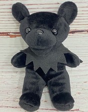 Vintage 90s Grateful Dead Bean Bear Black Peter Song Limited Edition Liquid Blue