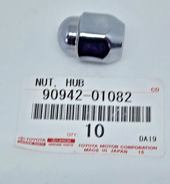 Genuine Toyota Part Chrome Wheel Nut 90942-01082 Fit Various
