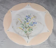 Old Paris Porcelain Hand Painted Floral French Plate