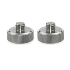 2Pcs CAMVATE Screw Adapter 1/4" Female to 3/8" Male for Camera/Tripod/Monopod
