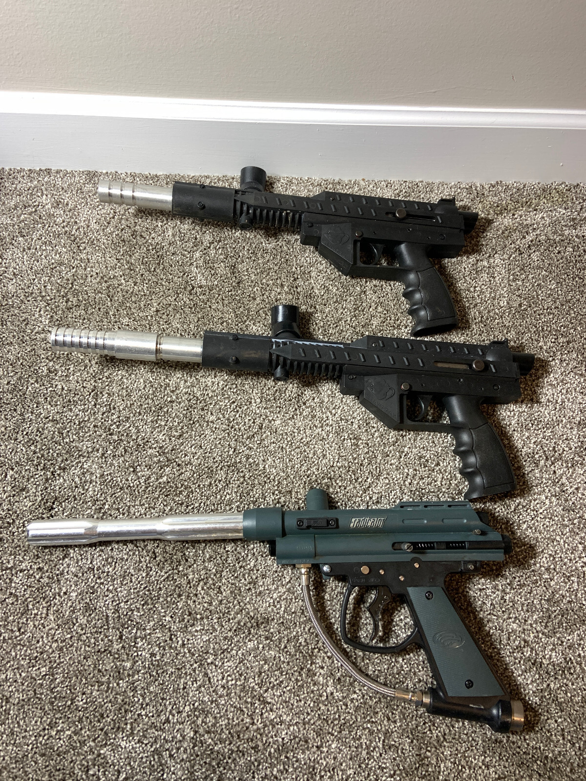 Brass Eagle paintball marker lot, Stingray 2 and Eradicator Used parts