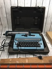 Vintage SCM Smith-Corona Super Sterling Typewriter w/Case-Tested/Working thumbnail