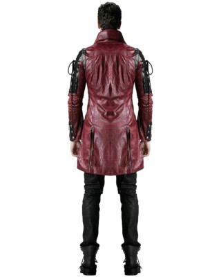 rave ジャケット Punk Rave Men Women Goth Leather Rock studded Jacket Coat