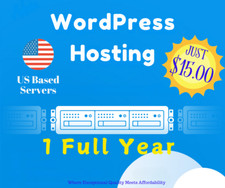 USA WordPress Hosting ONLY $12/year - Big Sale! -