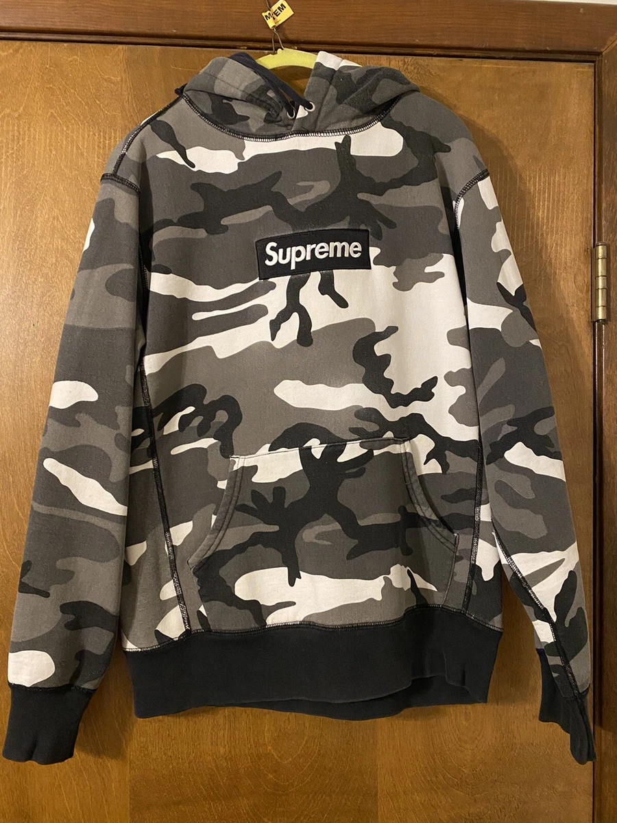 Supreme Camo Box Logo Hoodie