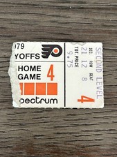 4/18/1979 RON GRESCHNER Signed 2 GOALS QUARTER-FINALS GM #2 Ticket STUB RANGERS