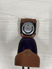 Vintage GE General Electric Type PR-1 Exposure Meter -w/Original Leather Case 