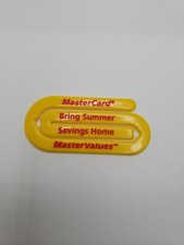 Vintage Mastercard Promo The Big Clip Memo Paper Holder Desk Accessories 80s