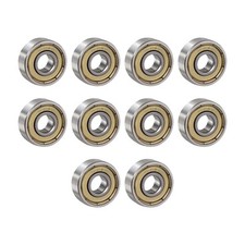 10 PCS 624ZZ Bearing 4mmX13mmX5mm -Double Shielded Deep Groove Ball Bearings