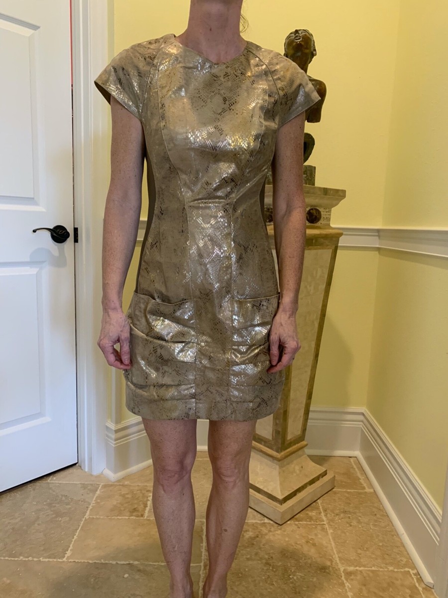 Gold Snake Skin Print Dress | eBay Gold Snake Skin Print Dress | eBay