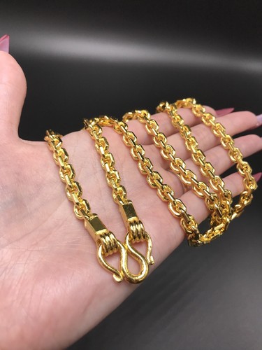 24k Solid gold Anchor Chain Links 200 