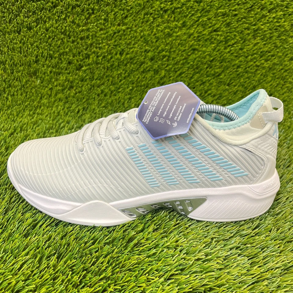 K-Swiss Hypercourt Supreme Damengröße 11 grau Laufen Tennisschuhe Turnschuhe - Bild 3 von 4