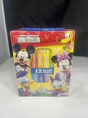 Disney Junior Mickey Mouse Clubhouse: 12 Board Books (Boxed Set)