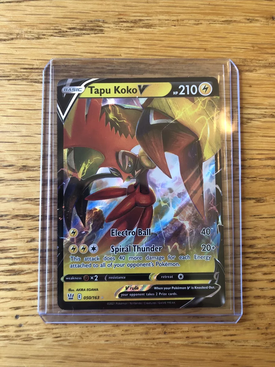 Tapu Koko V Full Art 050/163 Pokémon Battle Styles - In hand NM